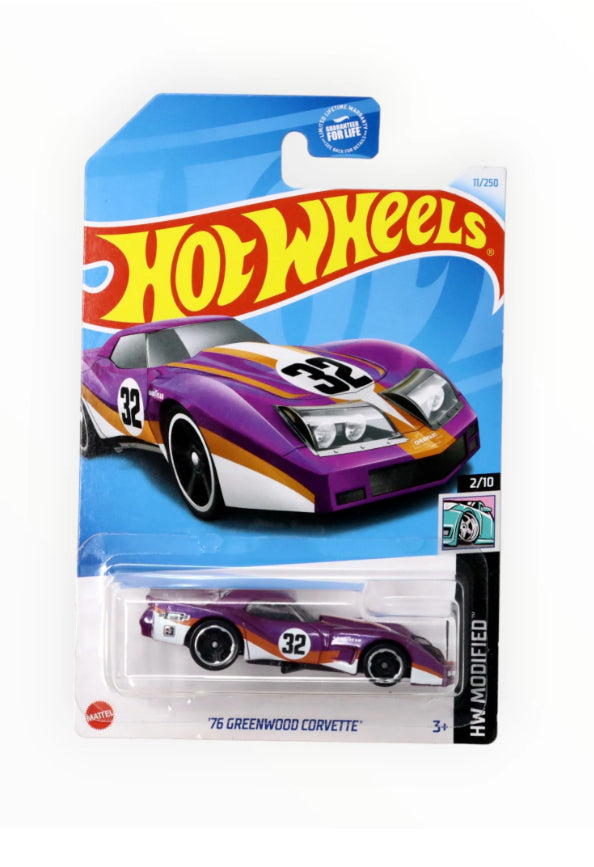 Hot Wheels Chevy ‘76 Greenwood Corvette (Purple)