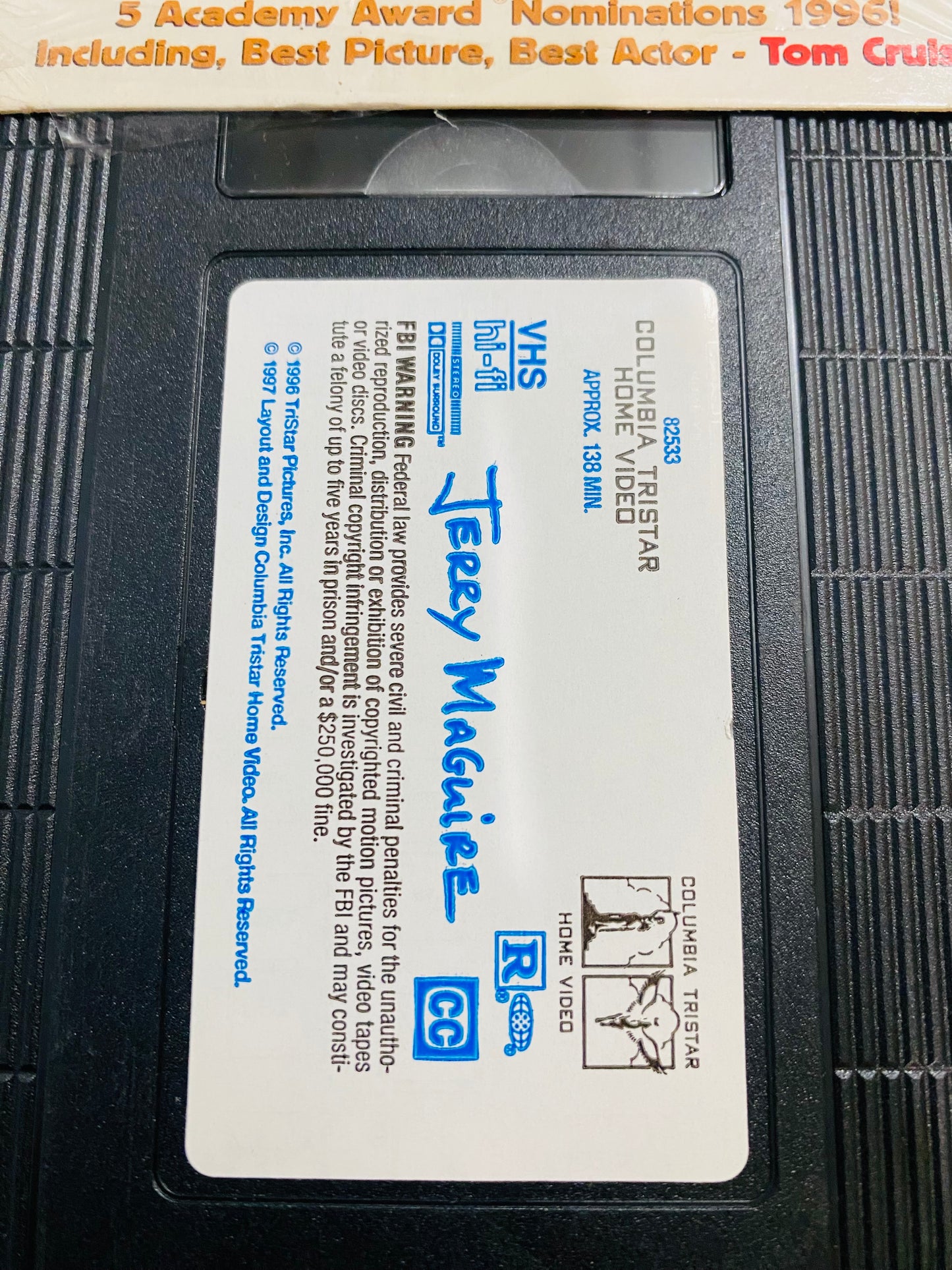 Jerry McGuire VHS
