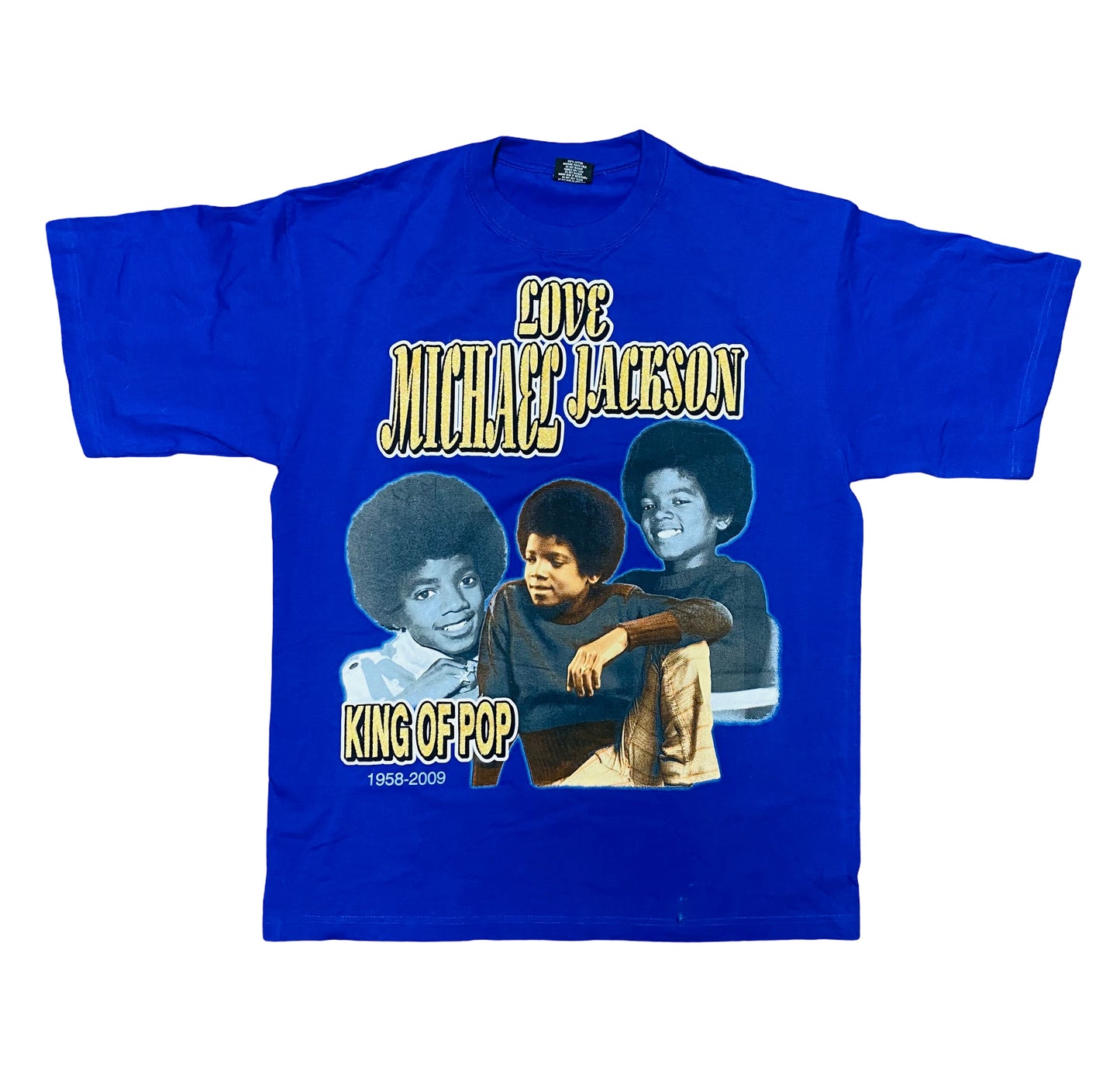 Y2K Michael Jackson Memorial Tee Royal (NEW SZ XL)