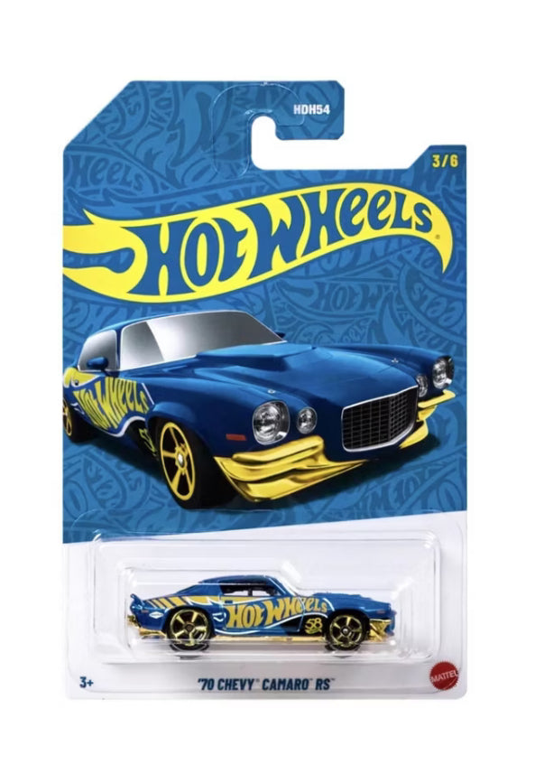 Hot Wheels 1970 Chevy Camaro RS Pearl & Chrome 58th Anniversary New 2026