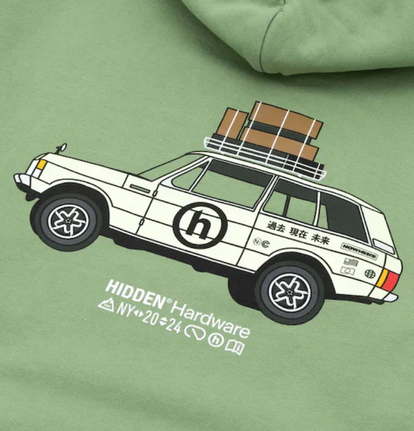Hidden NY Rover Hoodie Sage (Sz M)