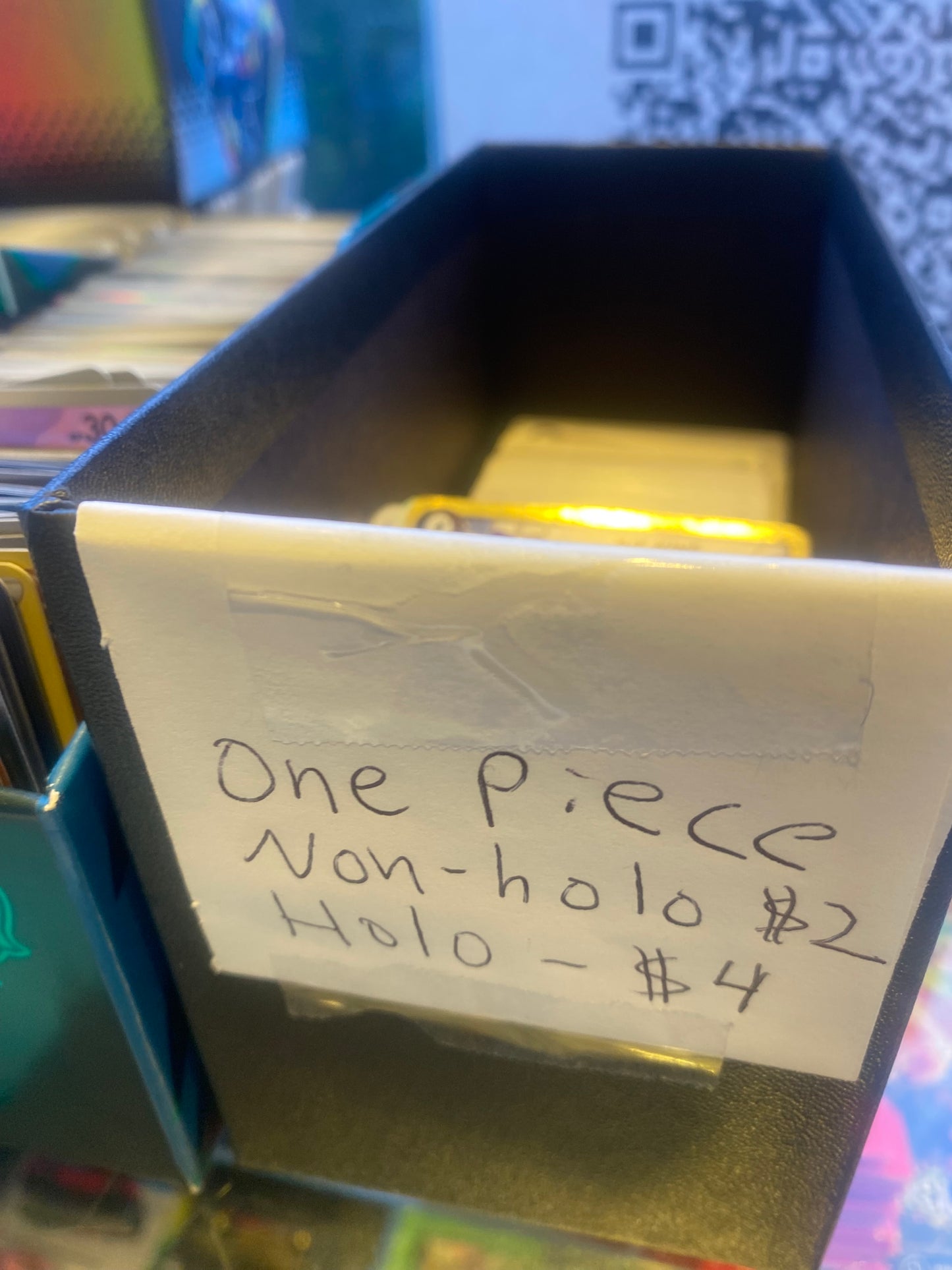 One piece (Holo) raw cards 4$