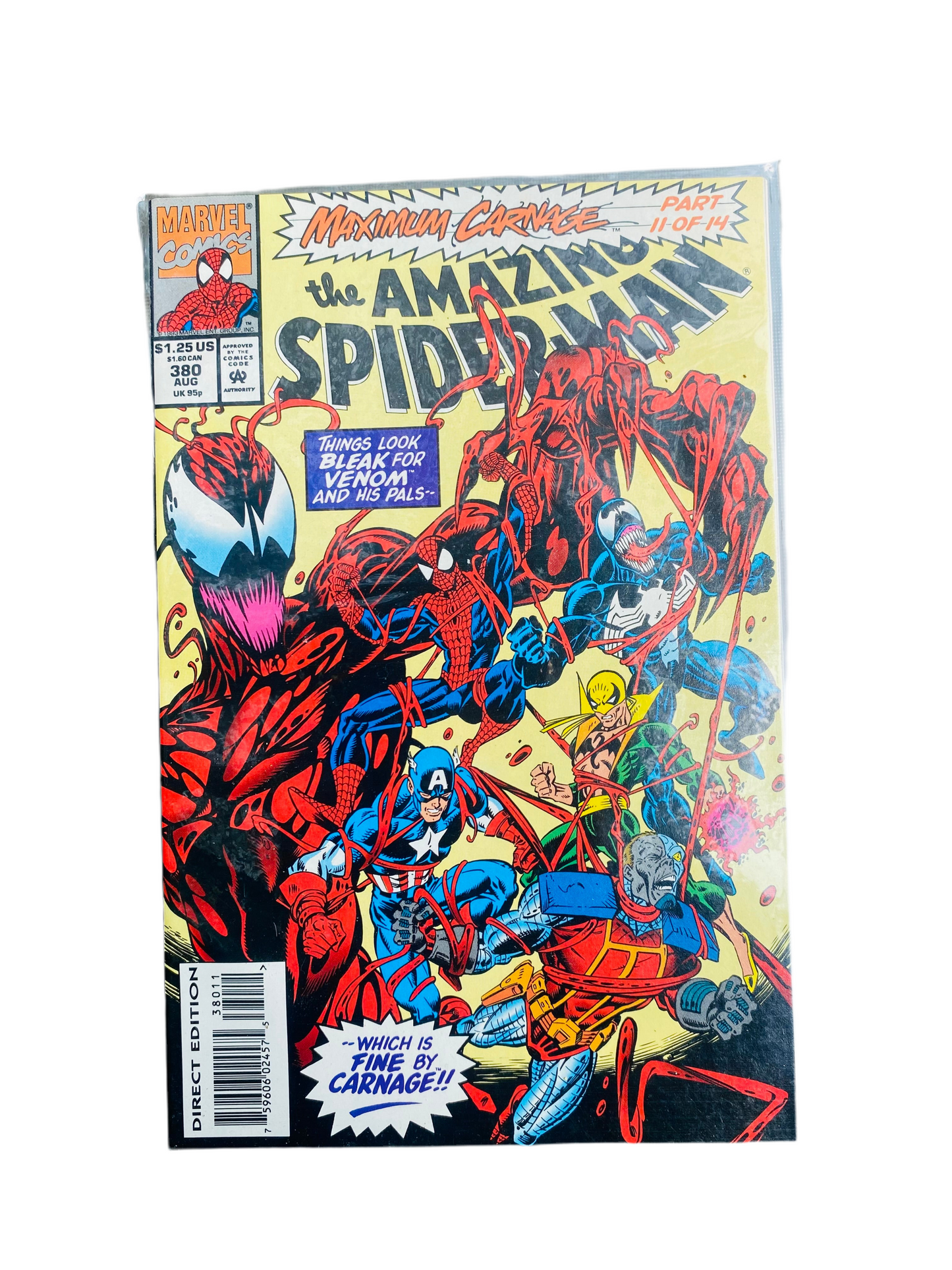 Spider-Man Maximum Carnage #380 Comic Book