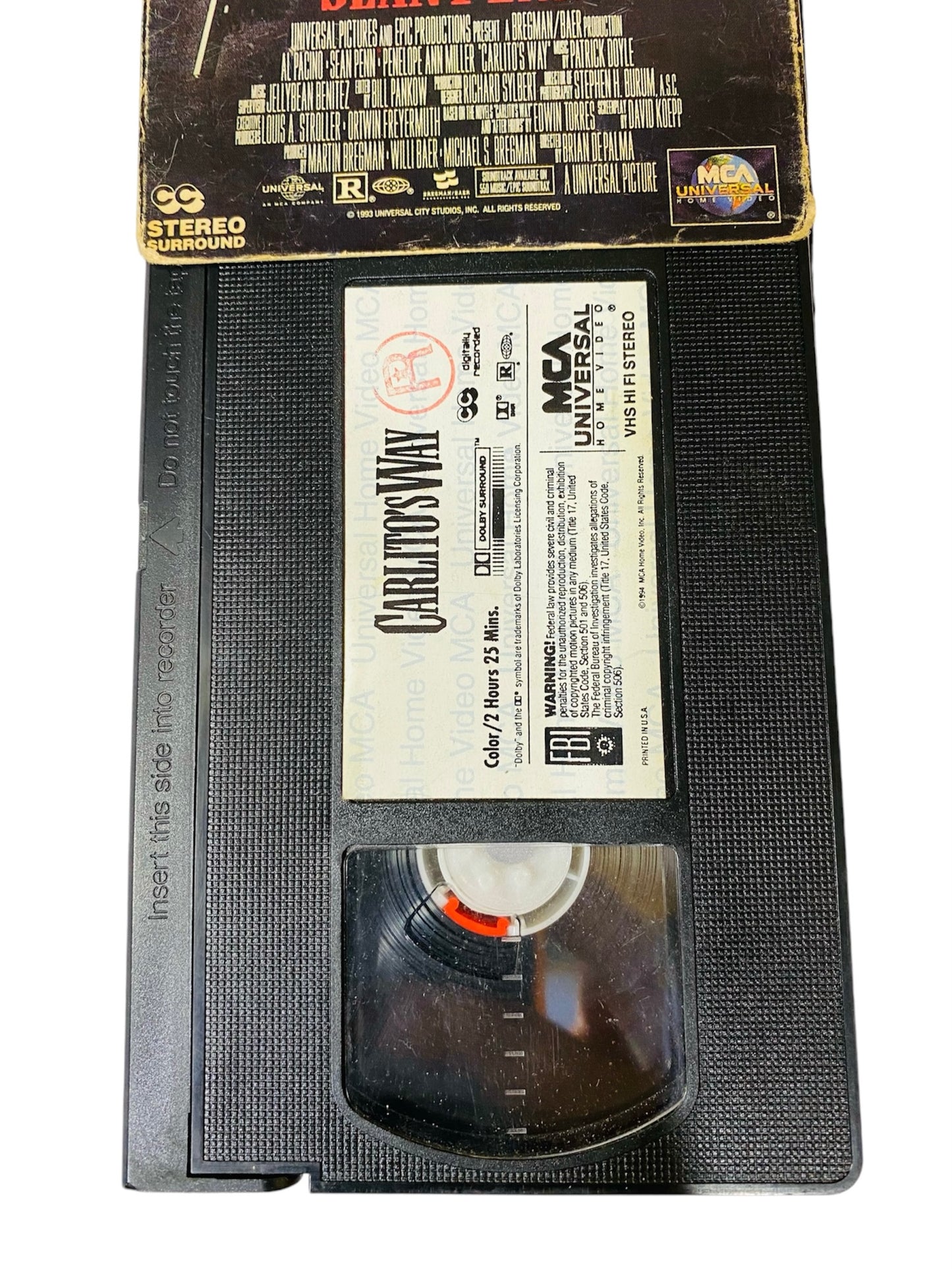 Carlito’s Way VHS