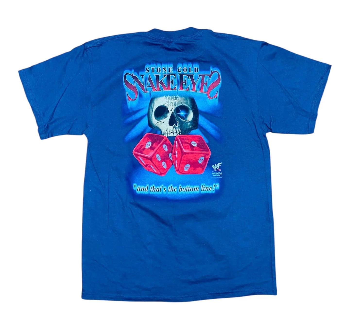 Vintage WWF Stone Cold Snake Eyes Tee (New Sz L)
