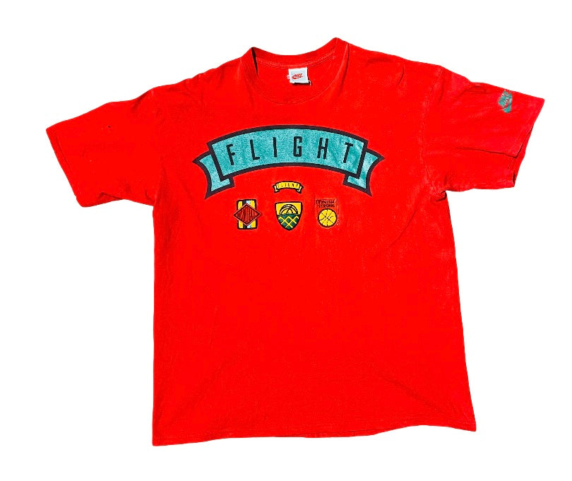 Vintage 90’s Nike Air Flight Tee Red (Sz L)