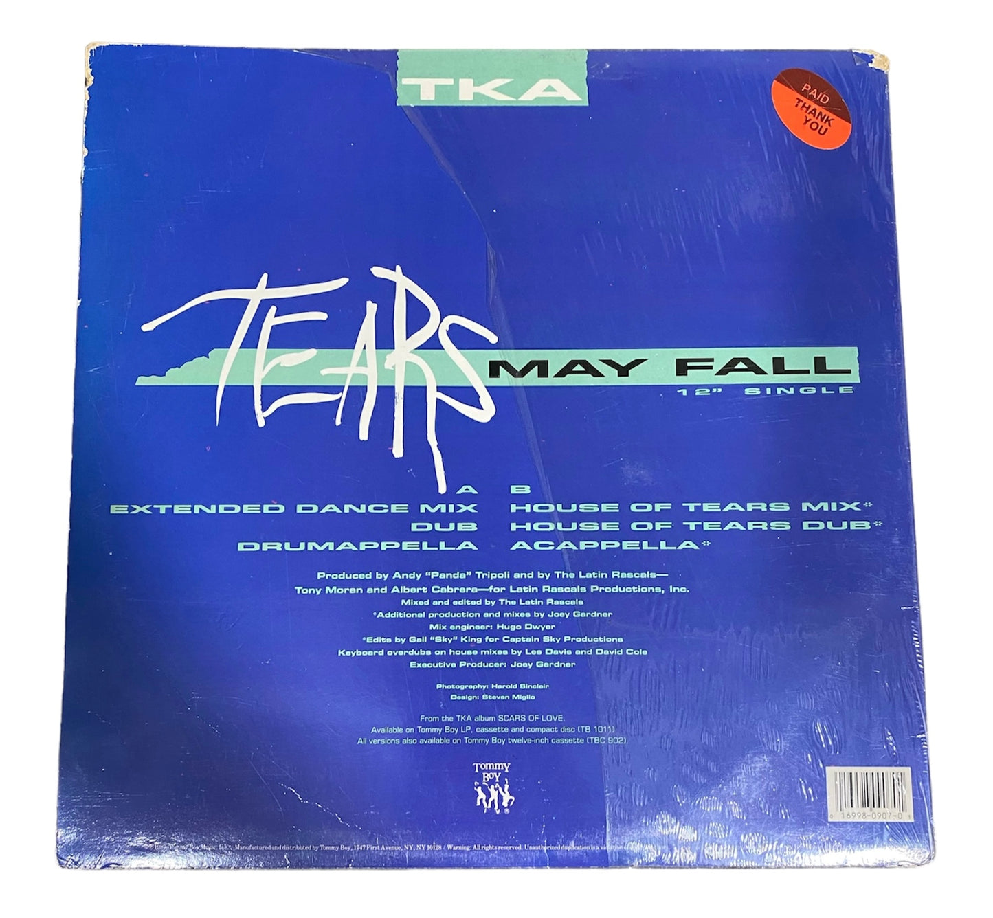 TKA Tears May Fall Vinyl