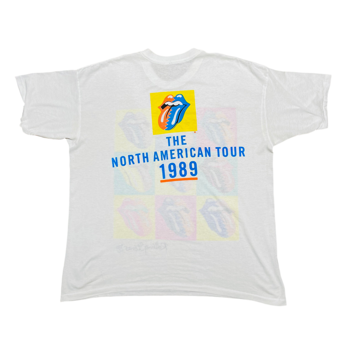 Vintage 1989 Rolling Stones Tour Tee (Sz XL)