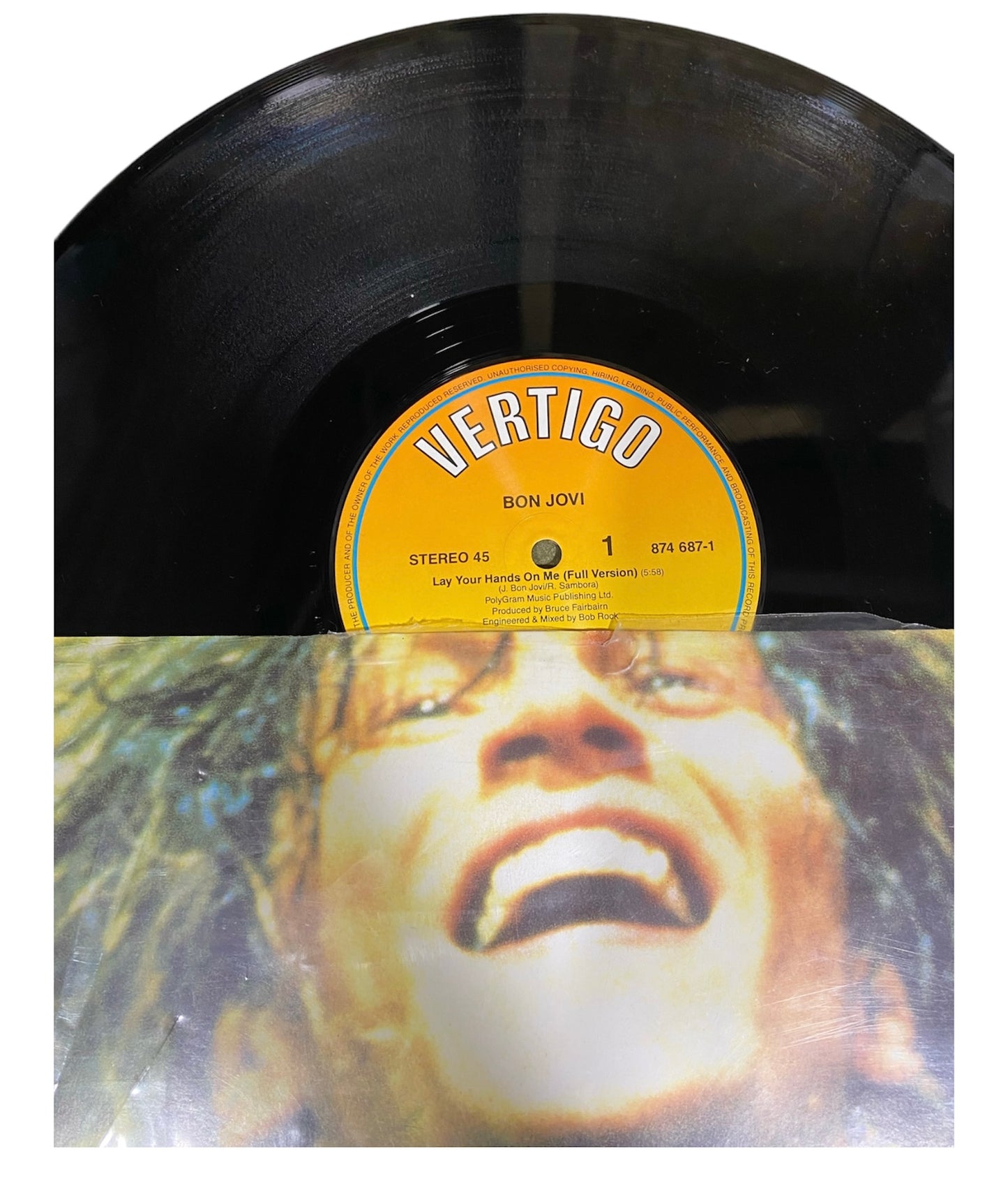 Bon Jovi Lay Your Hands On Me Vinyl