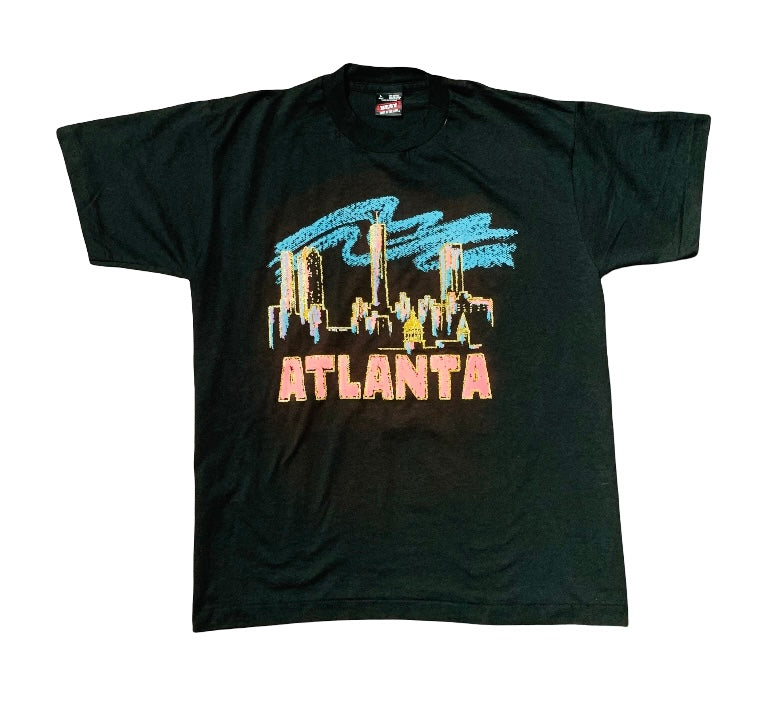 Vintage Atlanta Peach Tee (Sz L)