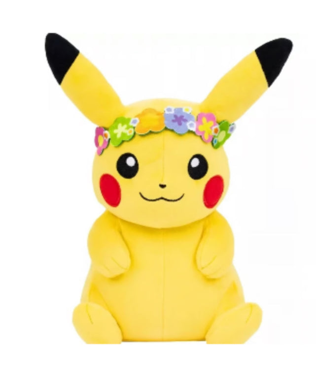 Pokémon Pikachu Floral Spring 26’ Plushie (New)