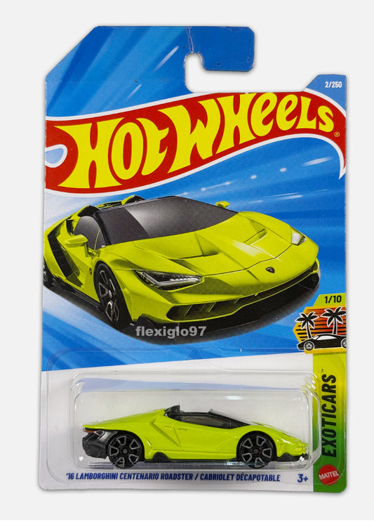 Hot Wheels 16’ Lamborghini Centenario Roadster
