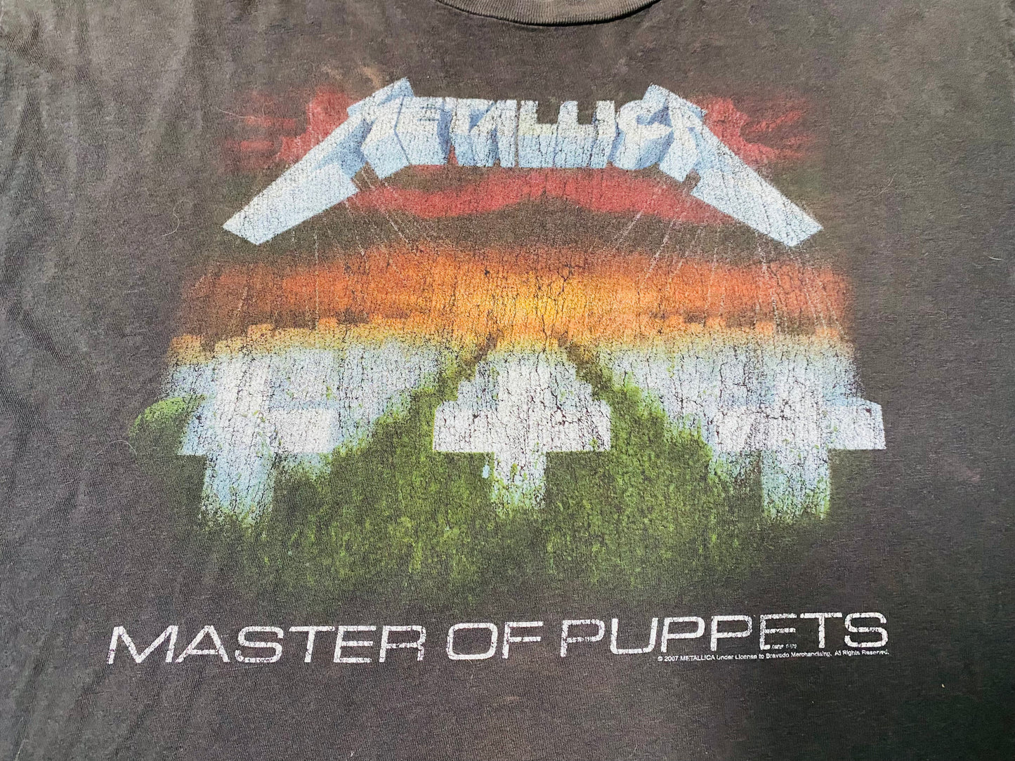 Vintage 07’ Metallica Master Of Puppets Tee Black (Sz L)