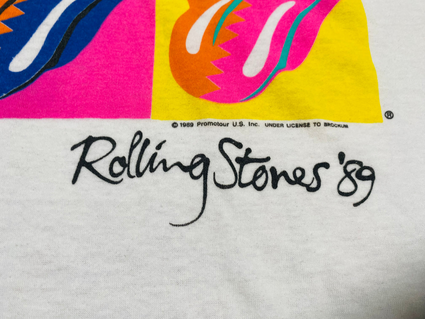 Vintage 1989 Rolling Stones Tour Tee (Sz XL)