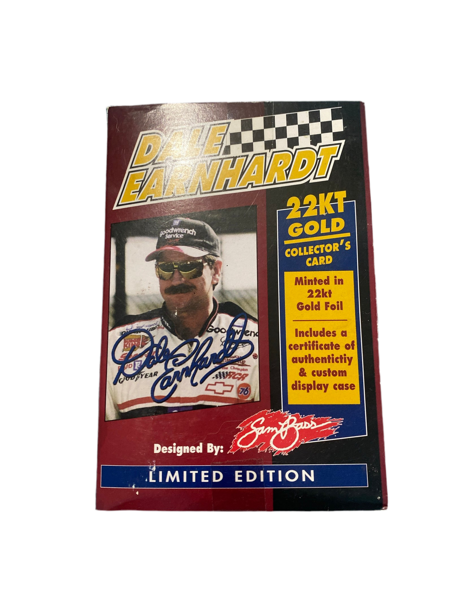 Vintage Dale Earnhardt 22k Gold Foil Card