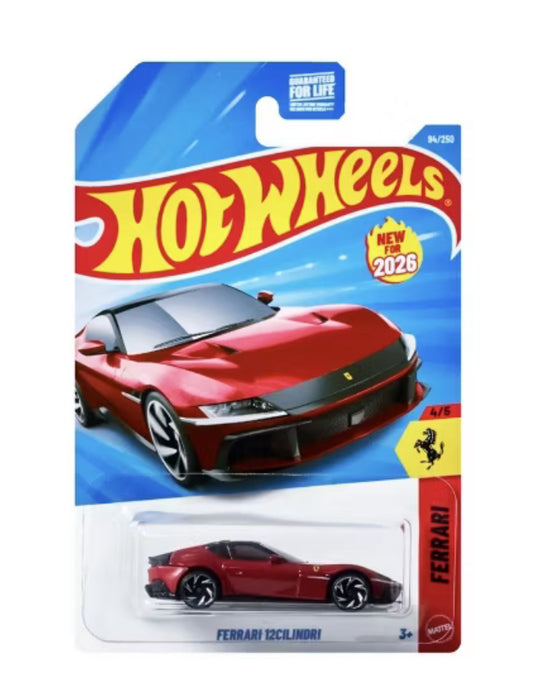 Hot Wheels Ferrari 12Cilindri