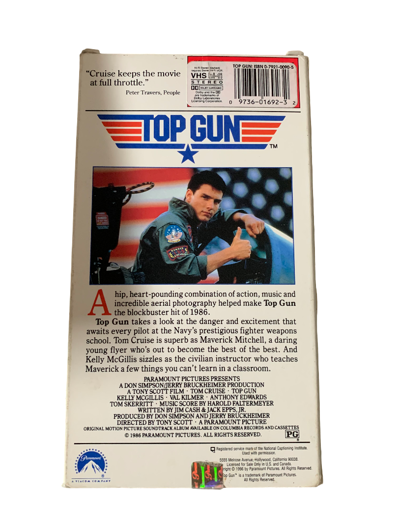 Top Gun VHS (1986)