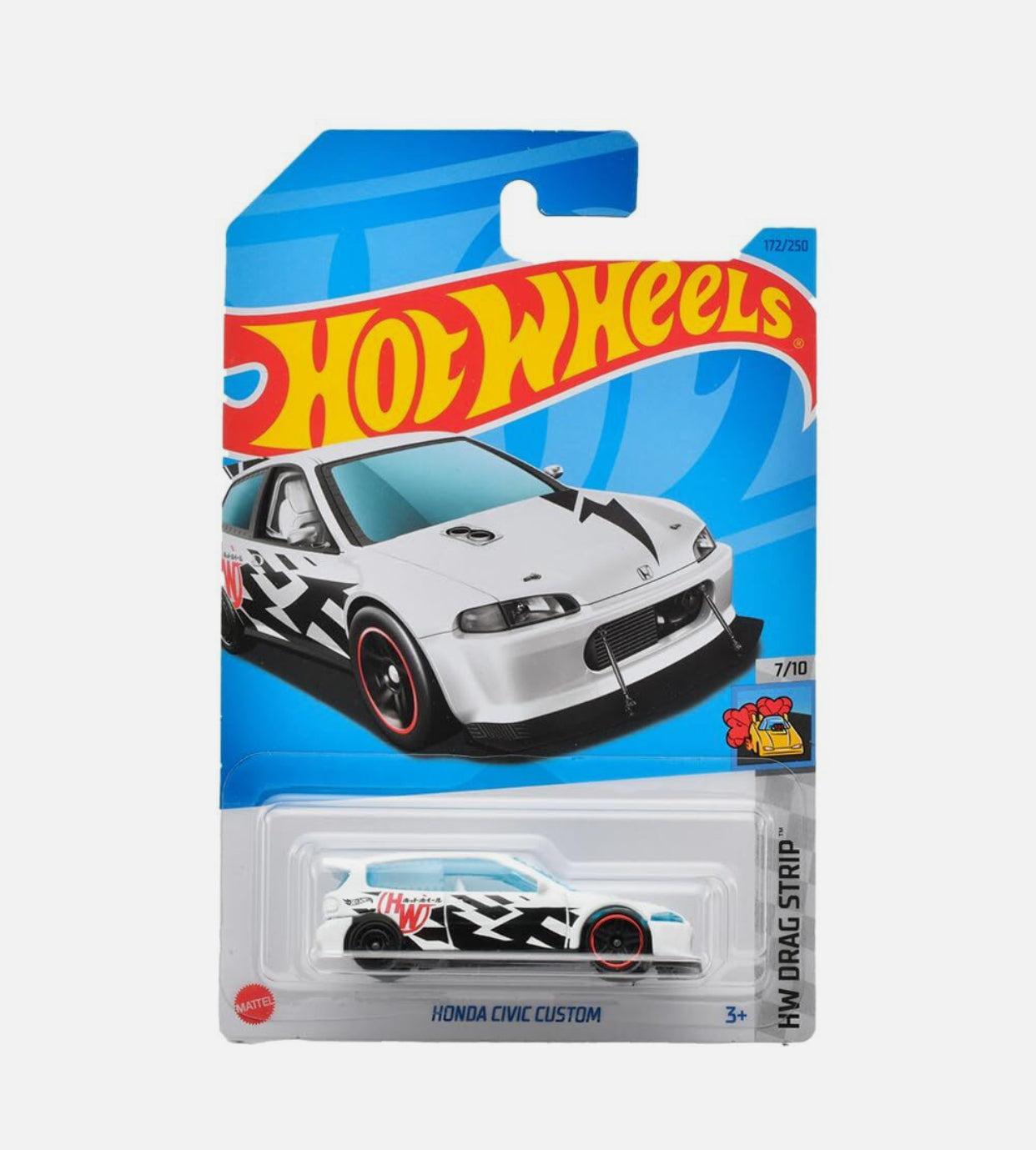 Hot Wheels EG Honda Civic Custom White