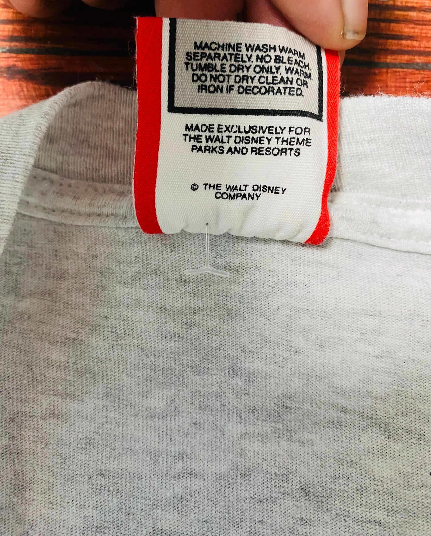 Vintage Walt Disney World Mickey Mouse Tee Grey (Sz M)