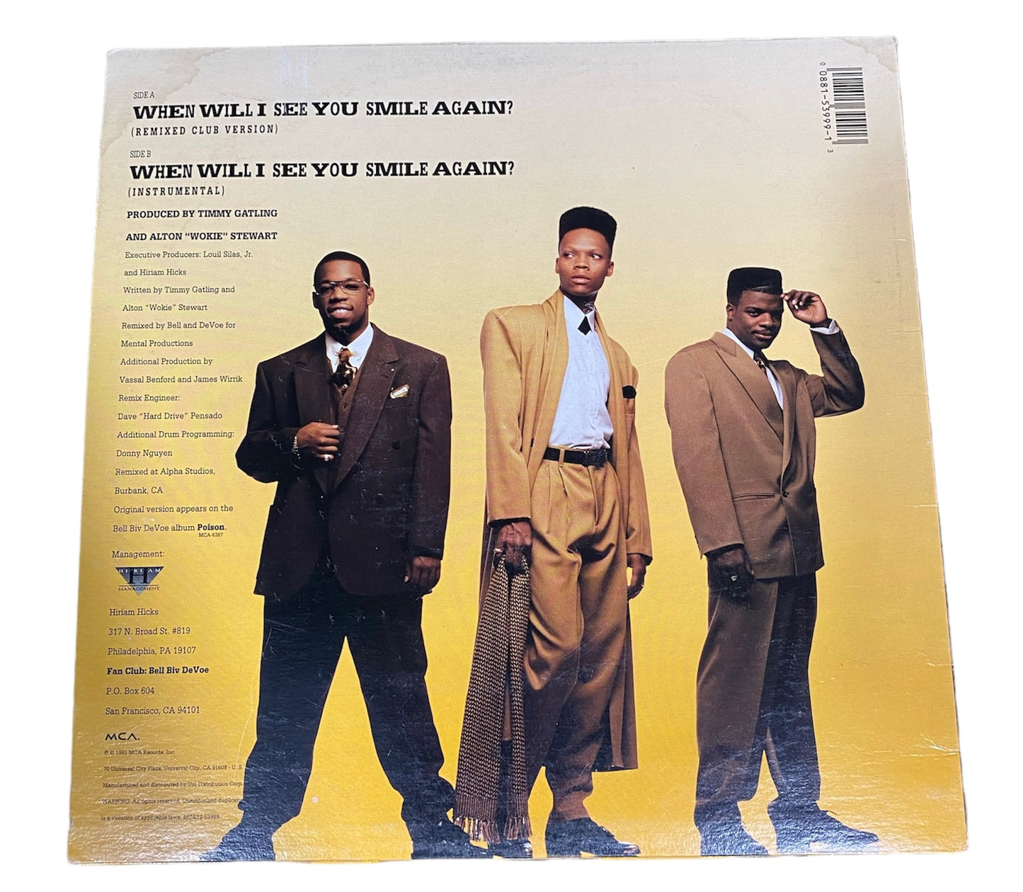 BBD When Will You Be Mine Again Vinyl