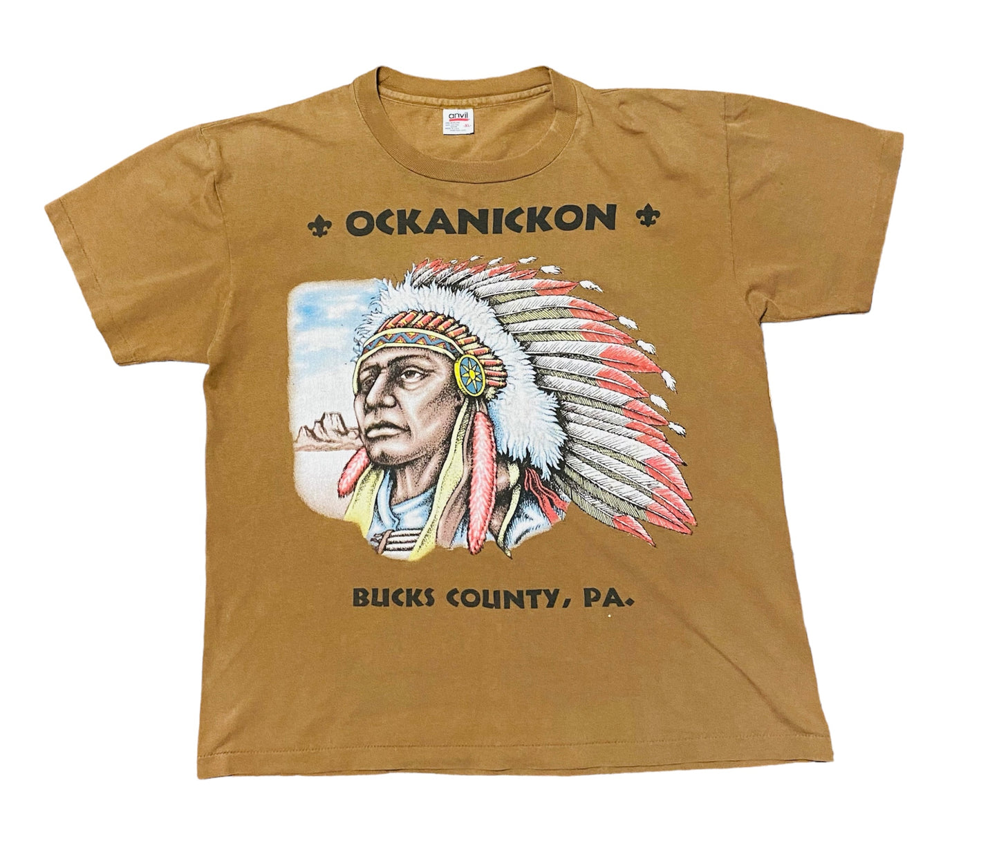 Vintage Bucks County Native American Tee (Sz XL)