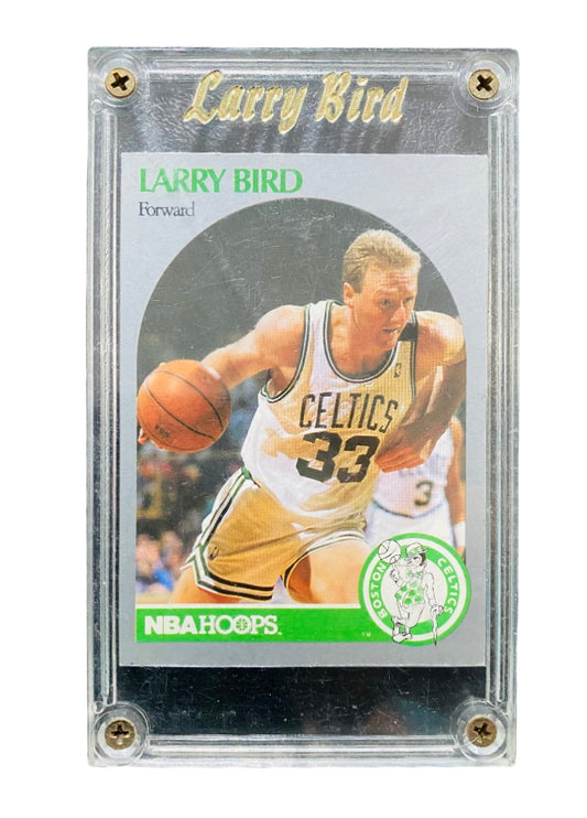 Vintage Larry Bird NBA Hoops 90’ Card