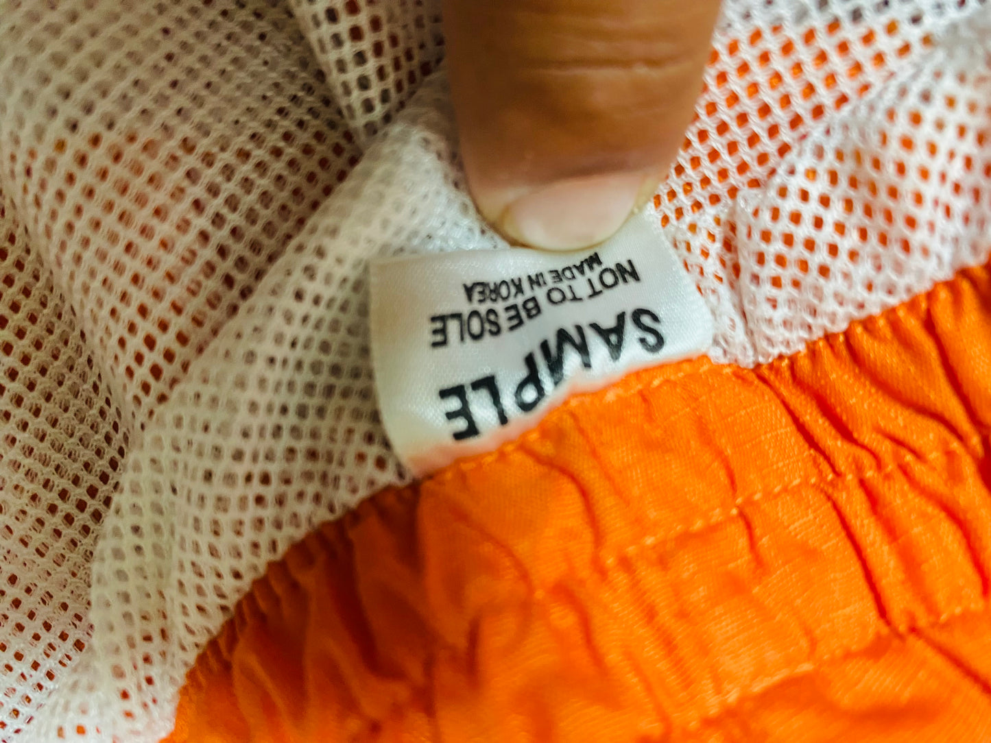 Sample Vintage Starter Zipper Track Pant Orange (Sz XL)