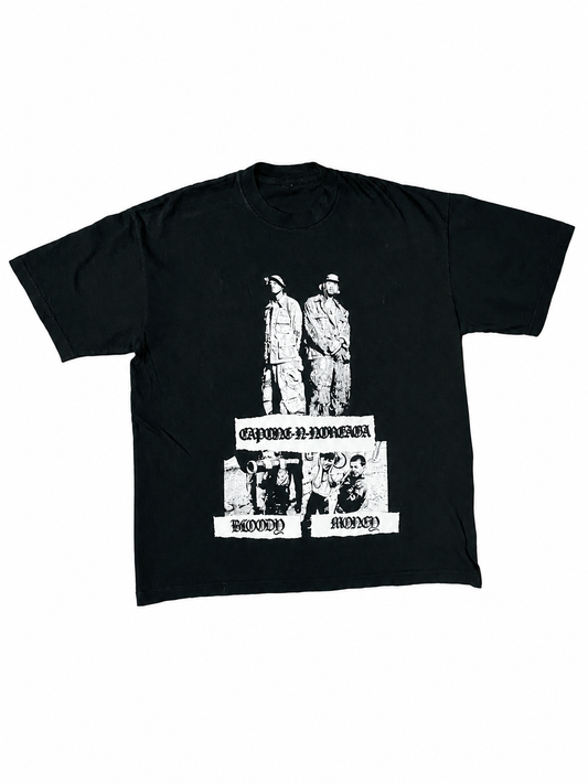 Capone-N-Noreaga Bloody Money Tee (New Sz L)