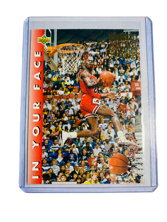Vintage 1992-93 Upper Deck Michael Jordan IN YOUR FACE #453