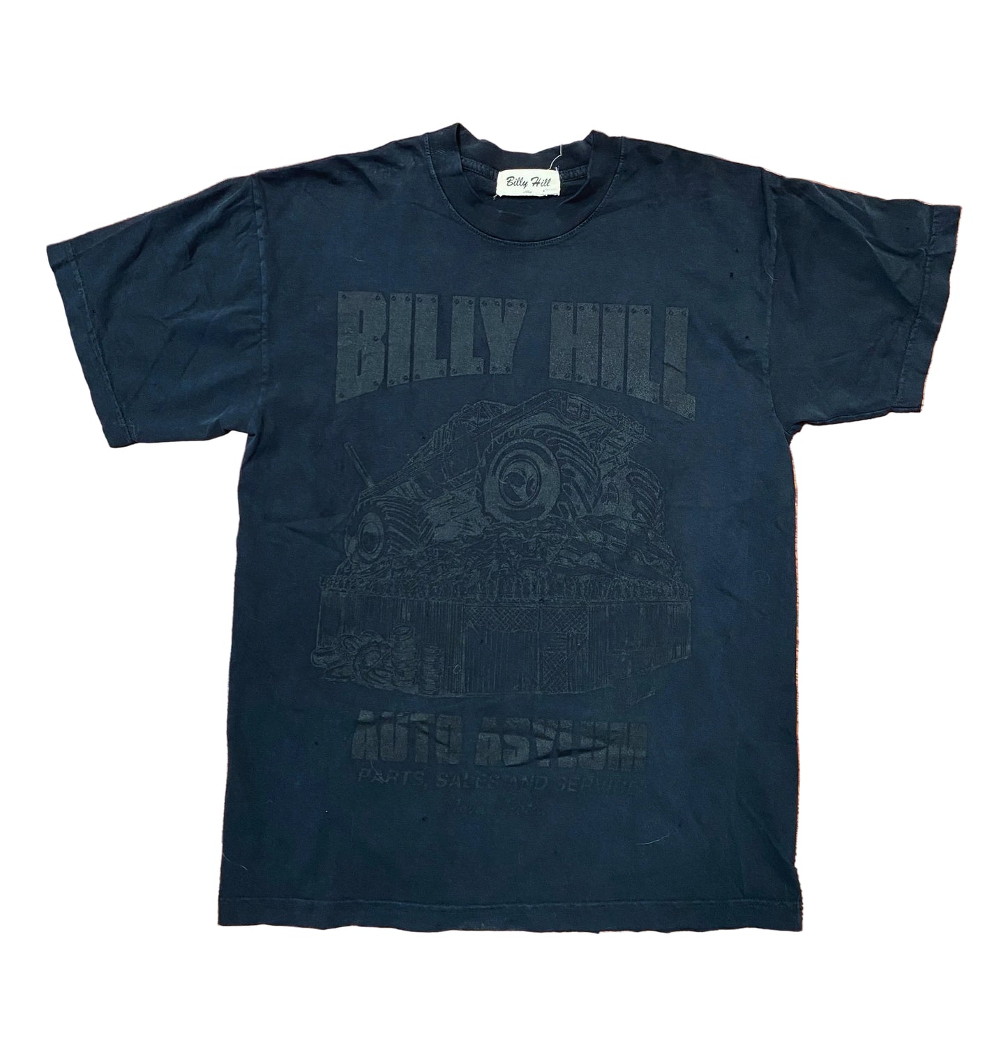 Billy Hill Auto Asylum Tee Black (Sz L)