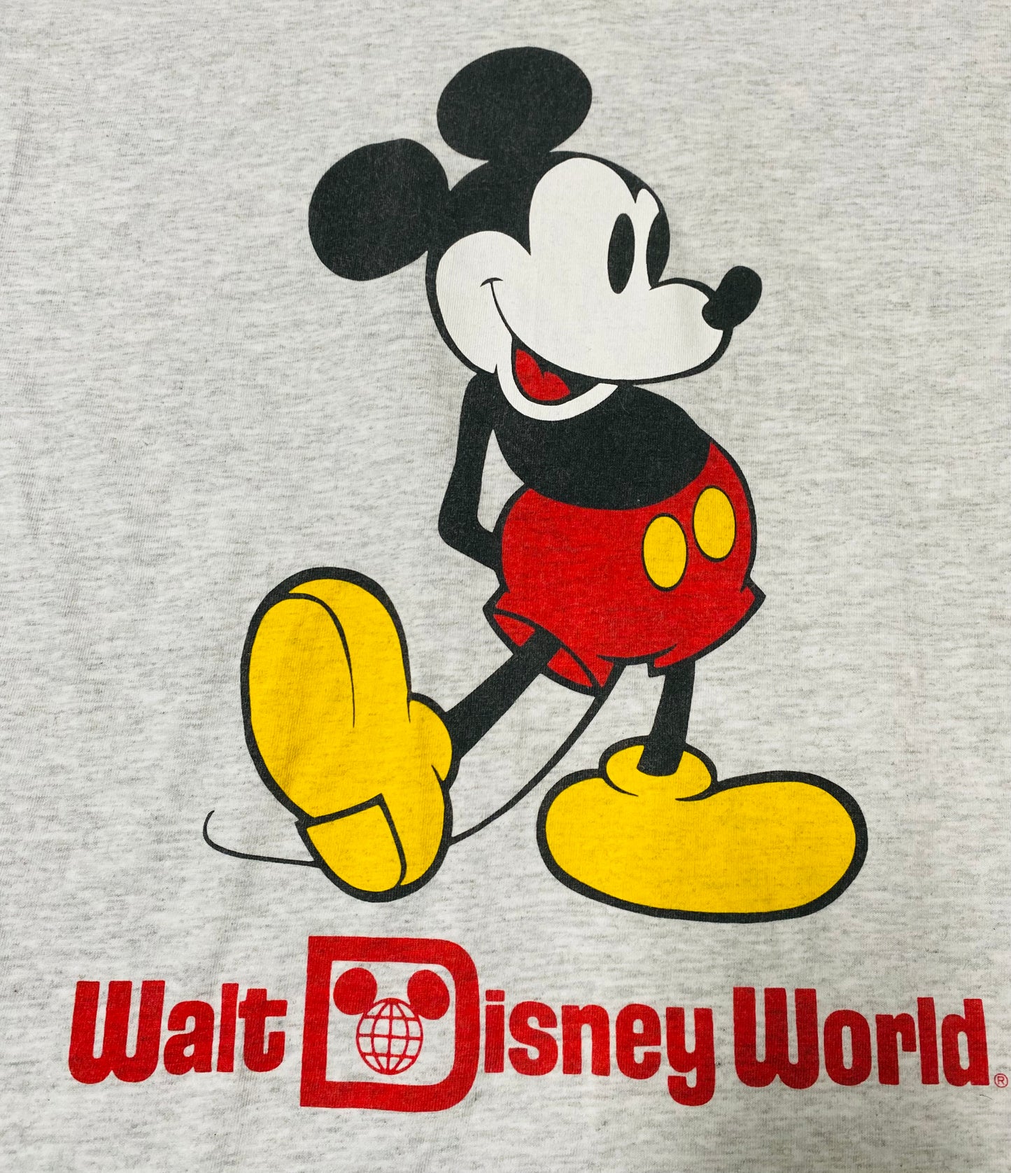 Vintage Walt Disney World Mickey Mouse Tee Grey (Sz M)