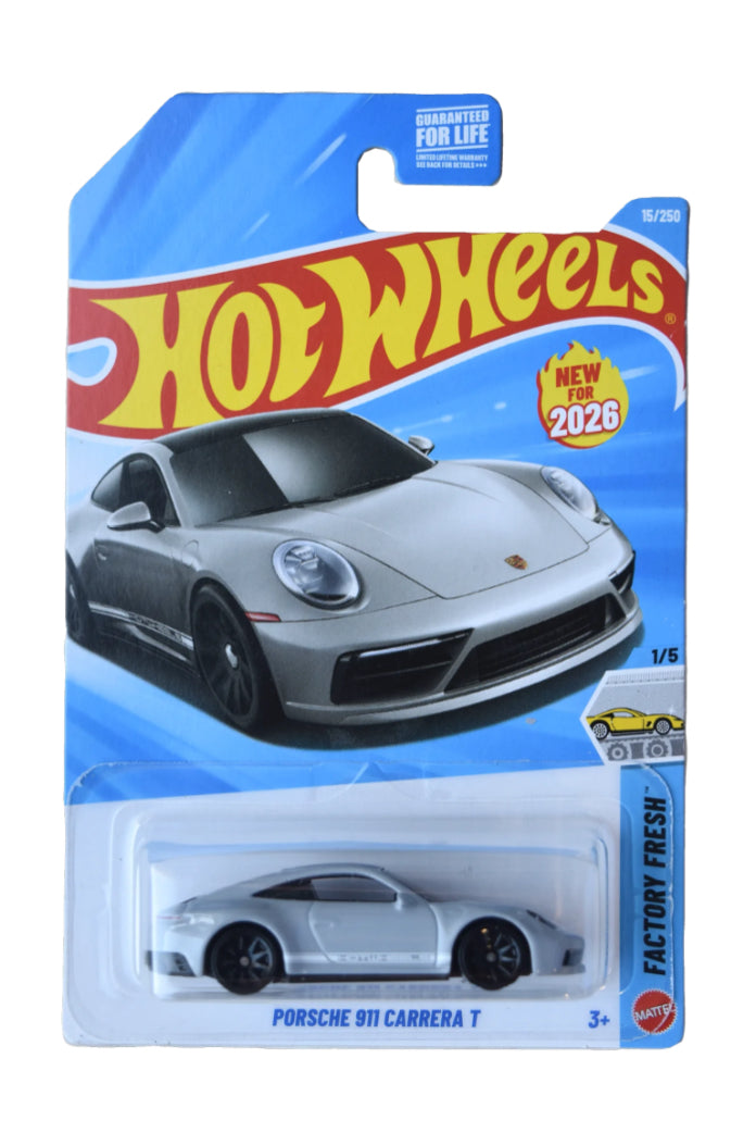 Hot Wheels Porsche 911 Carrera T (Grey)