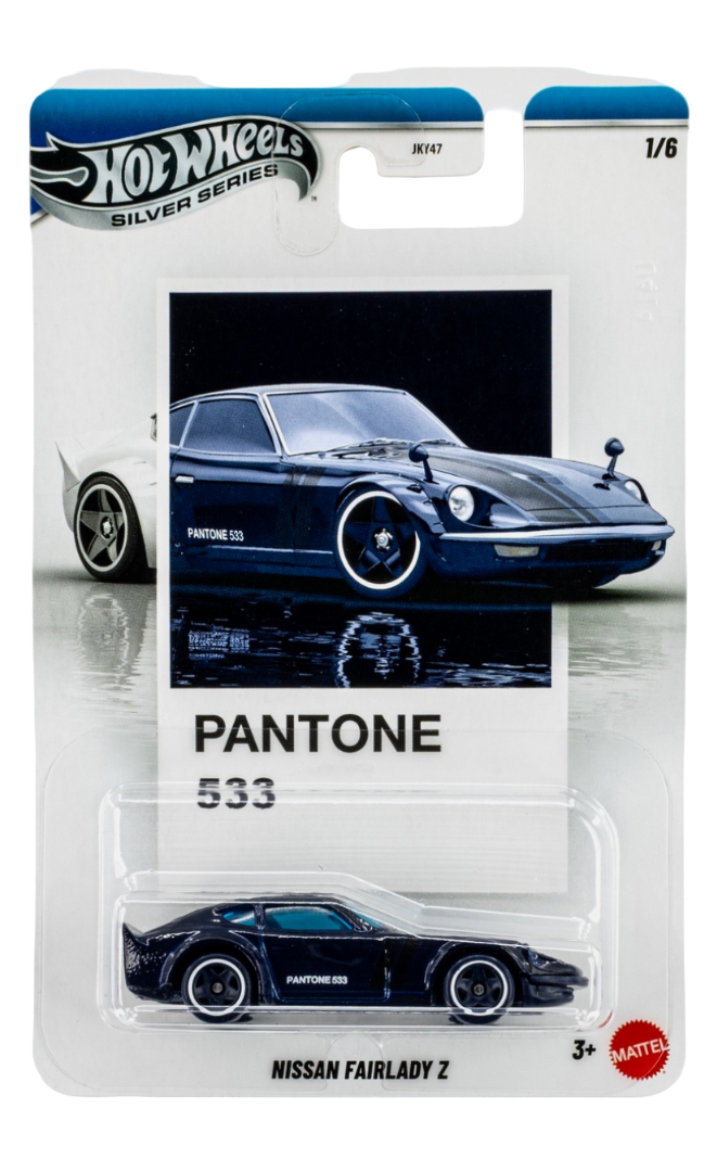 Hot Wheels Nissan Fairlady Z Pantone 533 Silver Series