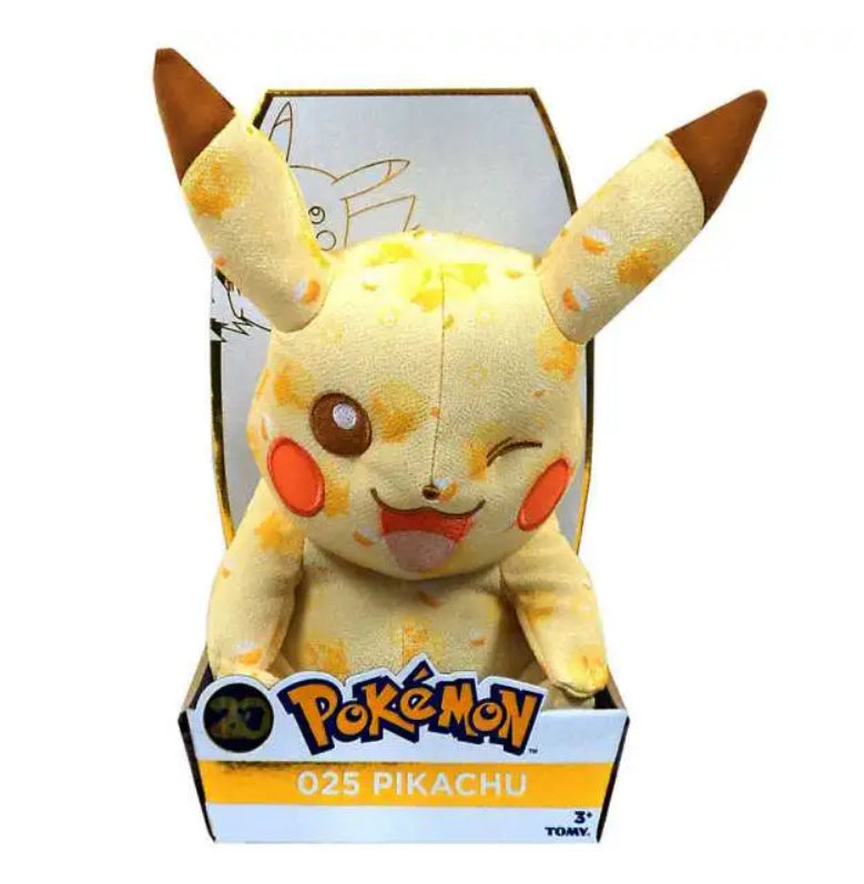 Pokémon 20th Anniversary Pikachu Plush (New)