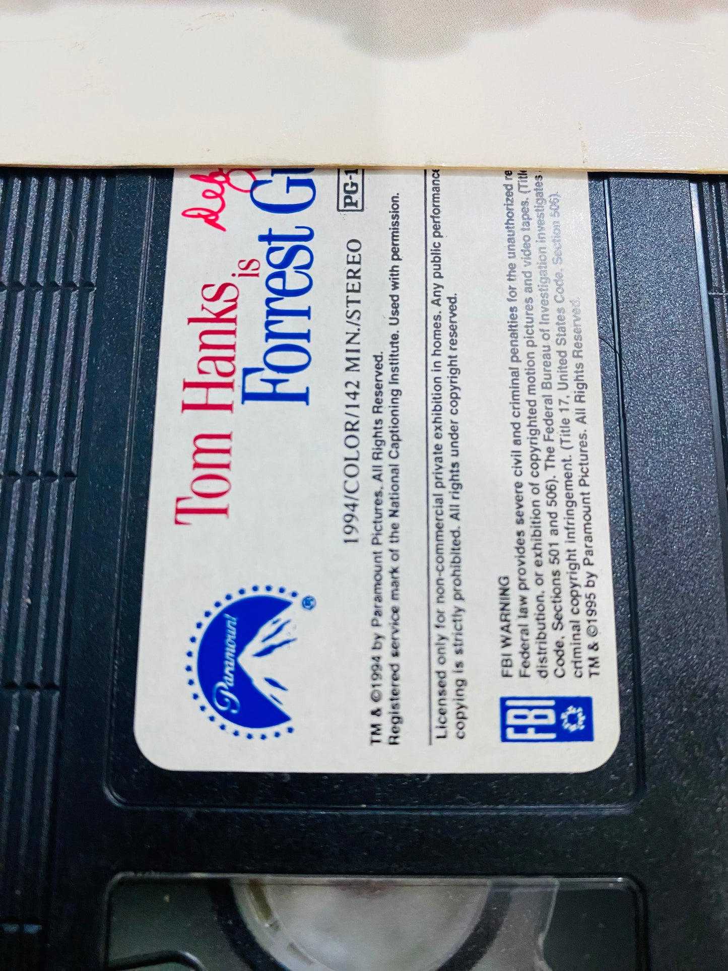 Forrest Gump VHS