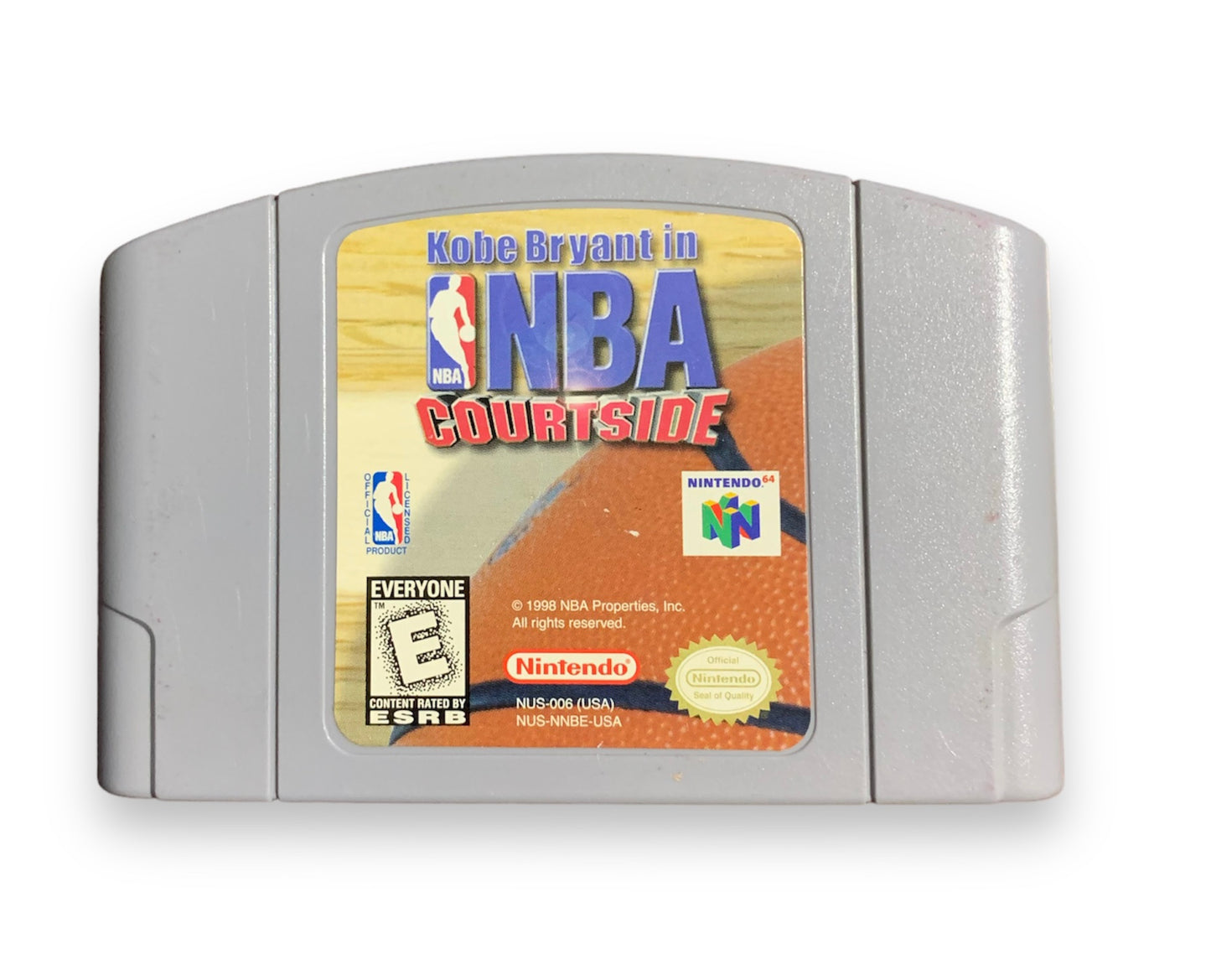 Authentic Kobe Bryant NBA Courtside Nintendo 64 N64 Game