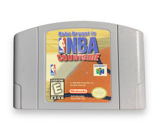 Authentic Kobe Bryant NBA Courtside Nintendo 64 N64 Game
