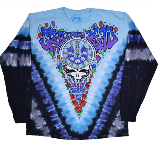 Liquid Blue Grateful Dead Midnight Hour Tye Dye Long Sleeve (New Sz L)