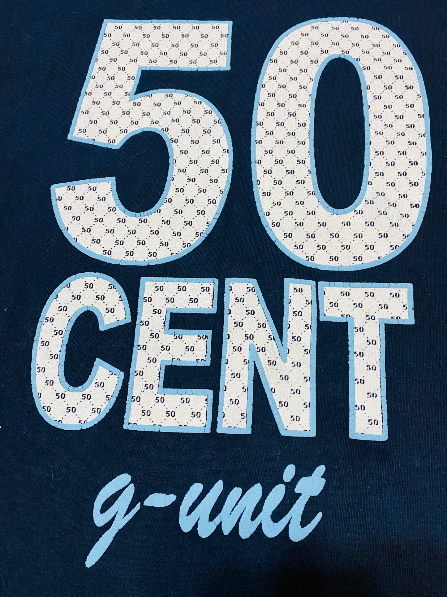 Vintage Y2K 50 Cent Monogram Tee (Sz XXL)