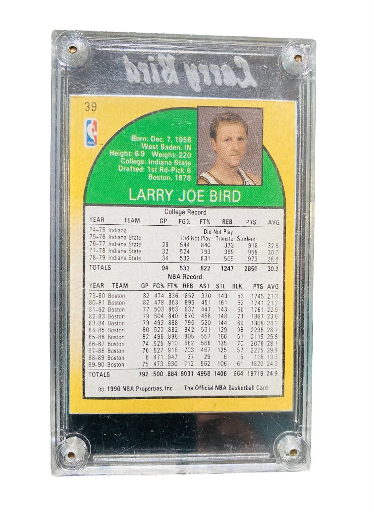 Vintage Larry Bird NBA Hoops 90’ Card