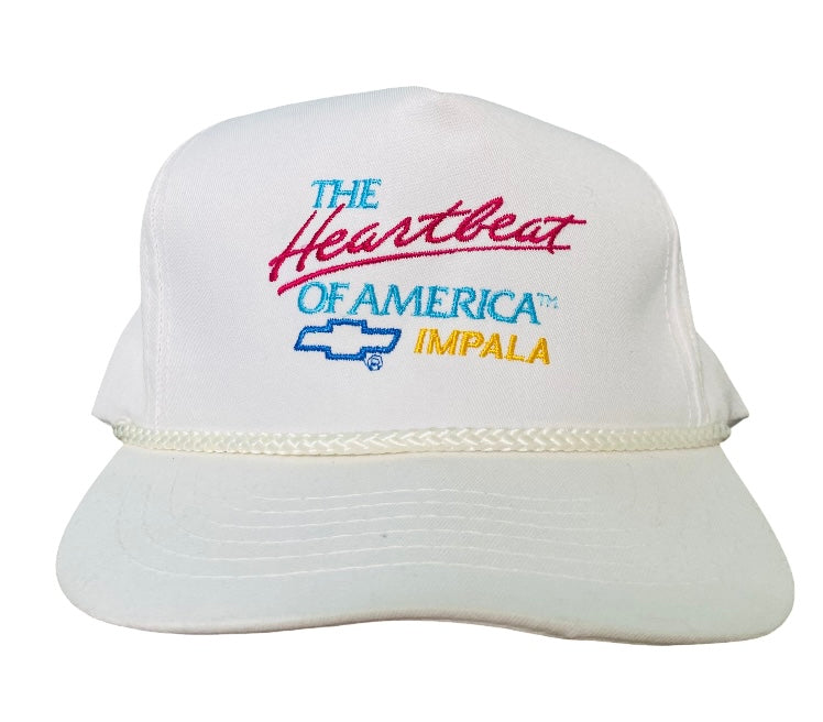 Vintage Chevrolet Impala SnapBack White