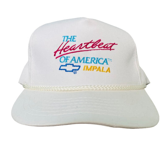 Vintage Chevrolet Impala SnapBack White