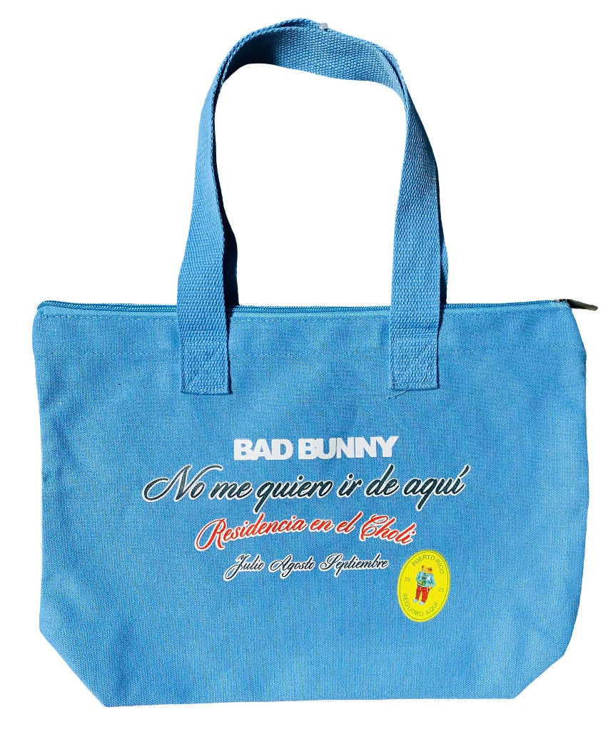 Bad Bunny Puerto Rico Residency Small Tote Bag (New)