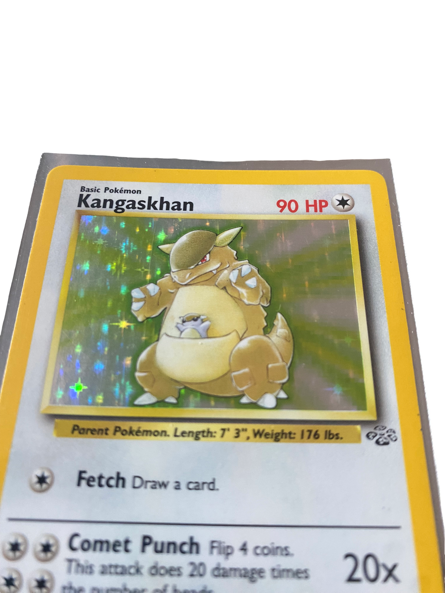 Vintage Pokémon Kangaskhan Holo Foil Card (Jungle)