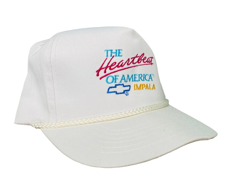 Vintage Chevrolet Impala SnapBack White