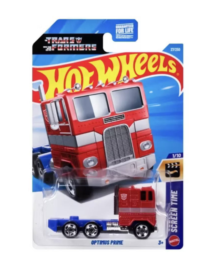 Hot Wheels x Transformers Optimus Prime